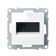 Информационная розетка одинарная, Legrand Suno, 721152, RJ45 Кат.6e UTP Белый