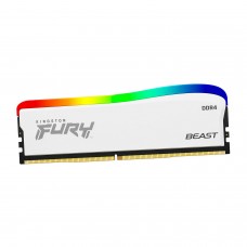 Оперативная память Kingston Fury Beast RGB, KF432C16BWA/16, DDR4, 16 GB, Белый 