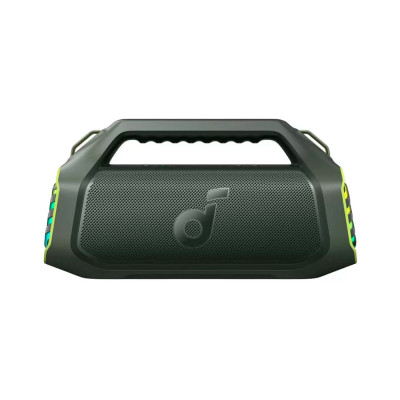 Портативная колонка, soundcore, Boom 2 Plus (A3134061), до 140 Вт, BassUp(TM) 2.0, 50 Гц - 20 000 Гц, Bluetooth 5.3, до 20 м, USB-C, IPX7 Зеленый