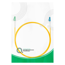 Патч корд оптоволоконный,, LC/APC-LC/UPC SM 9/125 Simplex 2.0мм 1 м, LSZH