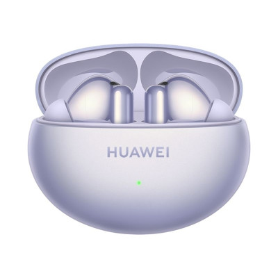 Беспроводные наушники, Huawei, FreeBuds 6i T0019, 14 Гц - 40 кГц, каждый наушник около 5,4 г, 55 мАч (один наушник), 510 мАч (кейс), Bluetooth 5.3, Type-C, (Purple) Фиолетовый