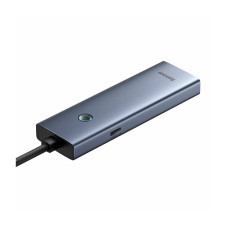 Концентратор, Baseus, UltraJoy Series 4-Port (B0005280B811-08), USB-C to USB 3.0*4+USB-C 5V, Серый