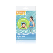 Круг для плавания Frosted Neon 76см, BESTWAY, 36024, Винил, 3-6 лет, Оранжевый/Зелёный в ассортименте, Пакет