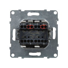 Переключатель двухклавишный, Legrand Suno, 721108, 10А 250В безвинт.зажим Белый