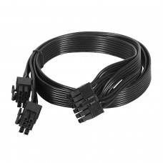 Кабель Molex 12 pin -> 2x8(6+2)pin (переходник для питания видеокарт), Cablexpert CC-PSU-2812 