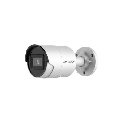 IP видеокамера, Hikvision, DS-2CD2083G2-IU, Цилиндрическая, CMOS- матрица 1/2.8" progressive ИК до 40м AcuSense 8 mp 0.005 Lux F1.6 Фиксированный f2.8мм Аудио 1Микрофон 1MicroSD до 512Gb, WDR IP67, PoE, 12VDC