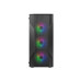 Компьютерный корпус, Cougar, MX110 RGB, ATX/Micro ATX/Mini ITX, USB 3.0/2*2.0, HD-Audio+Mic, Кулер 4*12см RGB, Высота процессорного кулера до 158 мм, Длина VGA до 305мм, 2*3.5"/2+2*2.5", Толщина 0,6мм, 452x200x360мм, Без Б/П, Черный