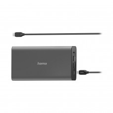 Аккумуляторная USB зарядка Hama USB-C Power Pack, 26800 mAh, Черный 