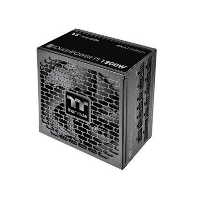 Блок питания, Thermaltake, Toughpower PT 1200W, PS-TPP-1200FNFAPE-1, 1200W, ATX, 20+4 pin, 4*PCI-E 6+2 pin, 1*PCI-E 12+4 pin, 6*SATA, 2*4+4 pin, 150x86x140 мм, черный