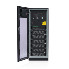 Источник бесперебойного питания, SVC, RM120/20X, 120кВа/108кВт.,Тип: модульный, Высота 1,6м, Подключение до 6 модулей 20кВа(PM20X), Холодный старт, Горячая замена модулей, 3 фазы на вход/3 фазы на выход, Коэффициент мощности 0,9
