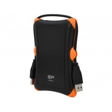 Внешний жесткий диск Silicon Power A30, SP020TBPHDA30S3K, 2 TB, black-orange 