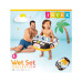 Надувная лодочка Kiddie Floats 79 x 58 см, INTEX, 59586NP, Винил, 1-2 года, С отверстиями для ног, Кран/Автобус/Полицейская машина в ассортименте, Пакет