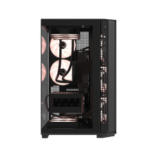 Компьютерный корпус, Formula V, Crystal Z7 PA Black, EATX/ATX/micro ATX, USB Type C/3.0*1, HD-Audio, Кулер 5*120 мм ARGB, Высота процессорного кулера до 175мм, Длина VGA до 435мм, 3*3.5"/1*2.5", Толщина 0,7мм, 453.6x290x457.7мм, Без Б/П, Черный