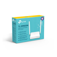 Маршрутизатор, TP-Link, TL-WR820N, 300 Мбит/с, 1 порт WAN 10/100 Мбит/с, 2 порта LAN 10/100 Мбит/с