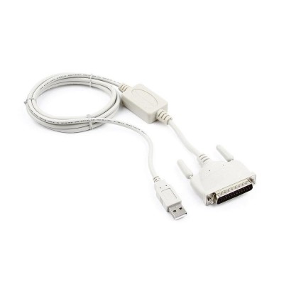Адаптер RS-232, Cablexpert UAS112, 1.8m USB to Serial converter, DB25M