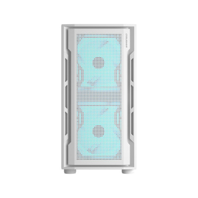 Компьютерный корпус, Cougar, Uniface Mini RGB (White) CGR-55C9W-RGB, Micro ATX/Mini ITX, USB 2*3.0/1*2.0, HD-Audio+Mic, Кулер 2*14см ARGB/1*12см ARGB, Высота процессорного кулера до 160 мм, Длина VGA до 340мм, 2*3.5"/2+2*2.5", Толщина 0,6мм, 422