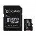 Карта памяти microSDXC 64GB, Kingston SDCS2/64GB MemoryCard Class 10, + adapter SD