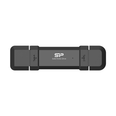 Внешний твердотельный накопитель Silicon Power DS72, 1TB, Черный SSD USB 1 TB SP00UC3S72V1K, USB Type-C/USB 3.2, black