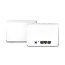 Маршрутизатор, Mercusys, Halo H70X(2-pack), Wi-Fi 6, 802.11a/b/g/n/ac/ax, AX1800, 2,4 ГГц/5 ГГц, 3 порта 10/100/1000M WAN/LAN, Домашняя Mesh Wi-Fi система (2 модуля)