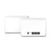 Маршрутизатор, Mercusys, Halo H70X(2-pack), Wi-Fi 6, 802.11a/b/g/n/ac/ax, AX1800, 2,4 ГГц/5 ГГц, 3 порта 10/100/1000M WAN/LAN, Домашняя Mesh Wi-Fi система (2 модуля)