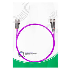 Патч корд оптоволоконный,, FC/UPC-ST/UPC MM OM3 50/125 Duplex 3.0мм 1 м, LSZH