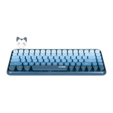 Клавиатура, Ajazz, 308i/Cat/Blue, 308i Cat, Мембранная, 75%, Проводная, USB, Анг/Рус, Синий