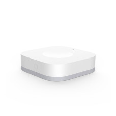 Беспроводная кнопка, Aqara Wireless Mini Switch T1, WB-R02D, 45 х 45 х 12 мм, Zigbee, Батарея: CR2032, Беспроводная работа с центром умного дома Aqara Hub по протоколу Zigbee, Легко настроить в приложении Aqara для iOS, Android, Стикер для наклеивания - в