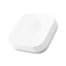 Беспроводная кнопка, Aqara Wireless Mini Switch T1, WB-R02D, 45 х 45 х 12 мм, Zigbee, Батарея: CR2032, Беспроводная работа с центром умного дома Aqara Hub по протоколу Zigbee, Легко настроить в приложении Aqara для iOS, Android, Стикер для наклеивания - в