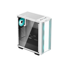 Компьютерный корпус, Deepcool, CC560 WH V2 R-CC560-WHGAA4-G-2, ATX/Micro ATX, USB 3.0*1/2.0*1, HD-Audio+Mic, 3*120mm Led Mint/1*120mm Led Mint , Высота процессорного кулера до 163мм, Длина VGA до 370мм, 2*3.5"/2+1*2.5", Слот 7, Сталь 0,6, 416x21