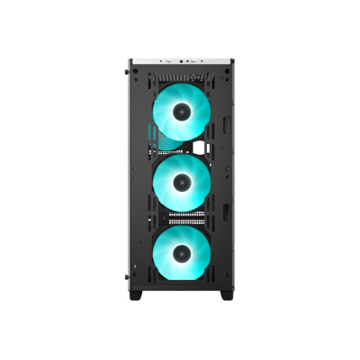 Компьютерный корпус, Deepcool, CC560 WH V2 R-CC560-WHGAA4-G-2, ATX/Micro ATX, USB 3.0*1/2.0*1, HD-Audio+Mic, 3*120mm Led Mint/1*120mm Led Mint , Высота процессорного кулера до 163мм, Длина VGA до 370мм, 2*3.5"/2+1*2.5", Слот 7, Сталь 0,6, 416x21