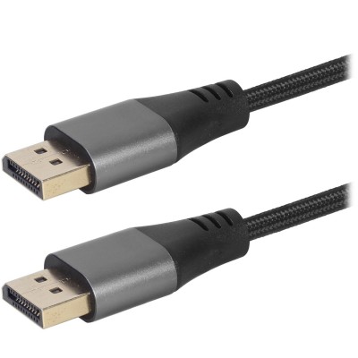 Кабель SVGA, Cablexpert CC-DP8K-6, 1.8м, черный Cable DisplayPort to DisplayPort, black Кабель SVGA, Cablexpert CC-DP8K-6, 1.8м, черный Cable DisplayPort to DisplayPort, black