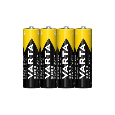 Батарейка, VARTA, R6P Superlife (Super Heavy Duty), AA, 1.5V, 4 шт., Пленка