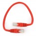 Патч-корд Cablexpert PP12-0.25M/R, красный Cable Patch cord UTP 5e-Cat 0.25 m