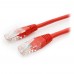 Патч-корд Cablexpert PP12-0.25M/R, красный Cable Patch cord UTP 5e-Cat 0.25 m