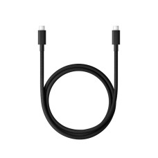 Интерфейсный кабель, Xiaomi 6A Highspeed USB4 Braided USBC - USBC, BHR087BGL/L66000, 1м, 40Гбит/с, 6А, 240Вт, +TPE, Чёрный, PD3.1, 8K60Гц