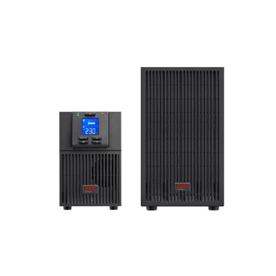 Источник бесперебойного питания, APC, Easy UPS SRV3KIL, Комплект: SRVPM3KIL-1шт, SRV72BP-9A-1шт, Онлайн, Мощность 3000ВА/2400Вт, Напольный, 230В, Вых: 6x IEC C13 + 1x IEC C19, Intelligent Card Slot, LCD, Extended runtime, Чёрный