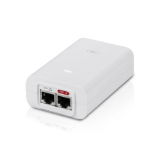 PoE адаптер, Ubiquiti, POE-24-24W-WH, PoE 24-24W-WH, passive PoE, 1x10/100 Mbps Ethernet, 100-240xV AC, 24xВ, 24W