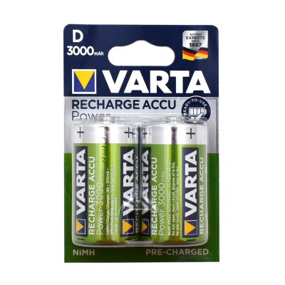 Аккумуляторы Varta D (HR20) [56720-2] Power Accu NiMH (R2U), 3000mAh/1.2V, комплект - 2 штуки [56720-2]