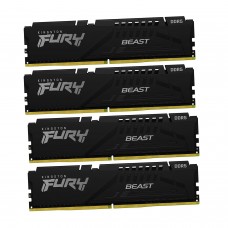 Оперативная память Kingston Fury Beast, KF556C40BBK4-128, DDR5, 128 GB 