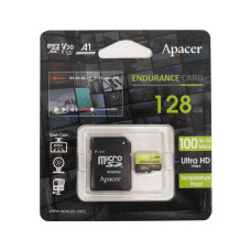Карта памяти, Apacer, AP128GEDM1D05-R, MicroSDXC 128GB, с адаптером SD Карта памяти, Apacer, AP128GEDM1D05-R, MicroSDXC 128GB, с адаптером SD