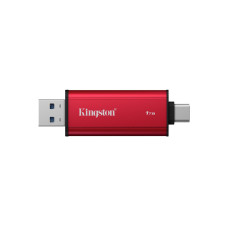 Внешний SSD диск, Kingston, Dual Portable, SPSD/2TB, 2TB, USB-C/USB-A, Красный Внешний SSD диск, Kingston, Dual Portable, SPSD/2TB, 2TB, USB-C/USB-A, Красный