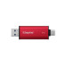 Внешний SSD диск, Kingston, Dual Portable, SPSD/2TB, 2TB, USB-C/USB-A, Красный