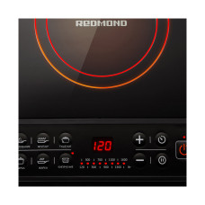 Индукционная плита, Redmond, RIC-4601, Мощность 1600 Вт, 6 автоматических программ, 8 уровней мощности, Автоотключение при снятии посуды, Черный