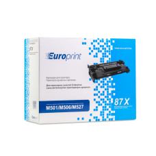Картридж, Europrint, EPC-CF287X, Для принтеров HP LaserJet Enterprise M501/M507/M527, 18000 страниц.