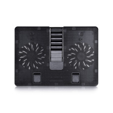 Охлаждающая подставка для ноутбука, Deepcool, U PAL DP-N214A5_UPAL, 15.6", Вентилятор 2*14см, 1000±10%RPM, Сквозной USB 2.0, 26,3дБл, Габариты 390х280х27,5мм, Чёрный Охлаждающая подставка для ноутбука, Deepcool, U PAL DP-N214A5_UPAL, 15.6", Вентилятор 2*14см, 1000±10%RPM, Сквозной USB 2.0, 26,3дБл, Габариты 390х280х27,5мм, Чёрный