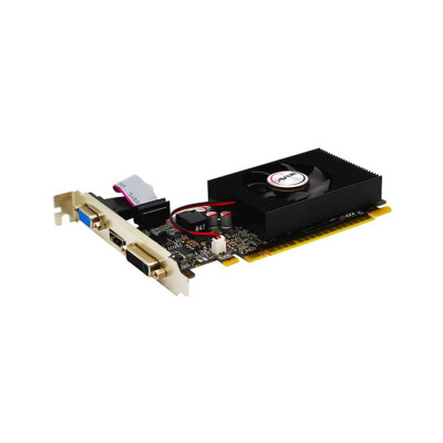 Видеокарта, AFOX, GT740 4GB D3 LP Single Fan (4897033780629), AF740-4096D3L3, DDR3, 128bit, HDMI, DVI, VGA, 145*70*20 мм, Цветная коробка