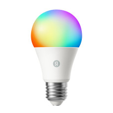 Умная лампочка, Яндекс, YNDX-00553, E27, 11 Вт, 1300 лм, 2700-6500 К, RGB, Wi-Fi(2,4 ГГц), Экосистема Яндекс, белый