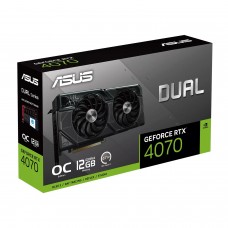 Видеокарта ASUS RTX 4070 Dual OC [DUAL-RTX4070-O12G], 12 GB 