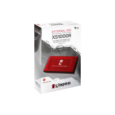 Внешний SSD диск, Kingston, XS1000, SXS1000R/1000GA, 1TB, USB-C, Красный Внешний SSD диск, Kingston, XS1000, SXS1000R/1000GA, 1TB, USB-C, Красный