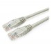 Патч-корд Cablexpert PP12-2M, серый Cable Patch cord UTP 5e-Cat 2 m